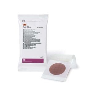 A medical patch with its packaging on a white background.