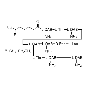 Mathematical equations and symbols written on a blackboard.